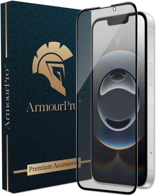 ArmourPro Edge To Edge Tempered Glass for iPhone 16e, Apple iPhone 16e, Matte Finish Glass(Pack of 1)