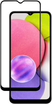 DMJHP Edge To Edge Tempered Glass for Samsung Galaxy A03s(Pack of 1)
