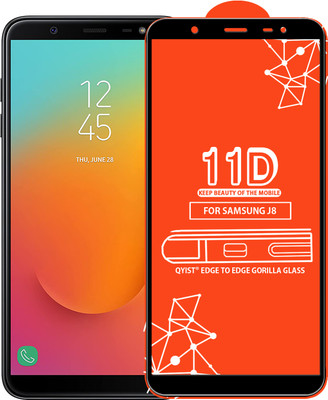 Qyist Edge To Edge Tempered Glass for Samsung Galaxy J8(Pack of 1)