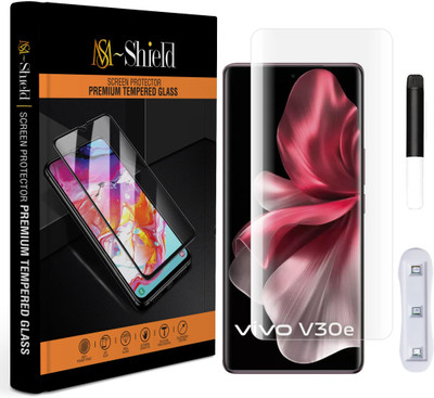 MS-Shield Edge To Edge Tempered Glass for Vivo V30e 5G(Pack of 1)