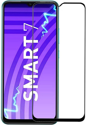 EITANSHA CREATION Edge To Edge Tempered Glass for Infinix Smart 7(Pack of 1)