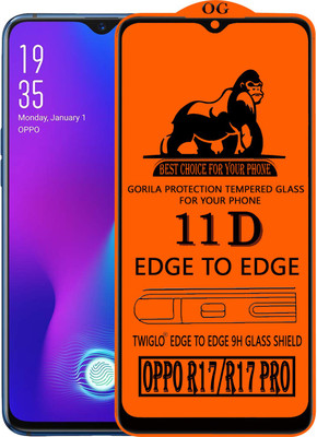 TWIGLO Edge To Edge Tempered Glass for OPPO R17 PRO(Pack of 1)