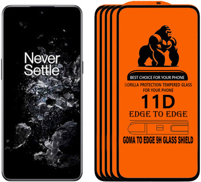 GDMA Edge To Edge Tempered Glass for OnePlus 10T(Pack of 5)
