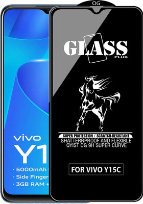 Qyist Edge To Edge Tempered Glass for VIVO Y15C(Pack of 1)