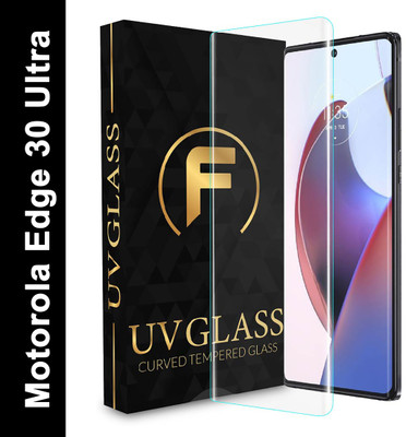 FIRST MART Edge To Edge Tempered Glass for Motorola Edge 30 Ultra, Moto Edge 30 Ultra, Edge 30 Ultra (UV Glass)(Pack of 1)