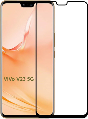 ChutPutMart Edge To Edge Tempered Glass for Vivo V23 5G(Pack of 1)