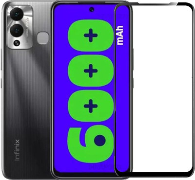 O2MG Edge To Edge Tempered Glass for Infinix HOT 12 Play(Pack of 1)