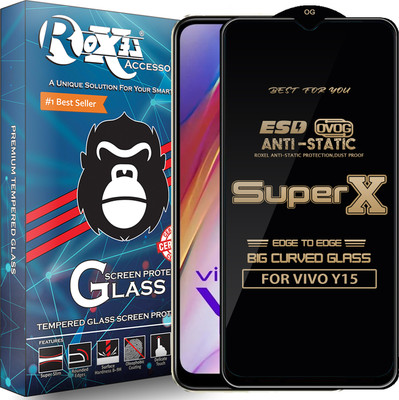 Roxel Edge To Edge Tempered Glass for VIVO Y16(Pack of 1)