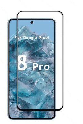 Lustree Edge To Edge Tempered Glass for Google Pixel 8 Pro screen guard(Pack of 1)