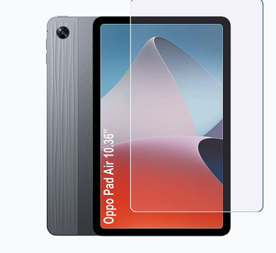 S-Softline Edge To Edge Tempered Glass for Oppo Pad Air 10.36 Inch (2022), it resistive to finger prints and protects your phone against sweat and oil residue from fingerprints(Pack of 1)