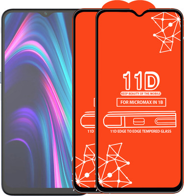 Roxel Edge To Edge Tempered Glass for Micromax In 1B(Pack of 2)