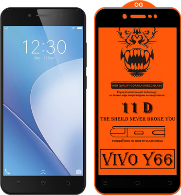 Forego Edge To Edge Tempered Glass for VIVO Y66(Pack of 1)