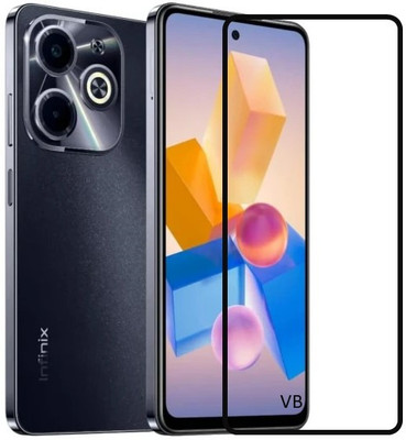 VISHZONE Edge To Edge Tempered Glass for Infinix HOT 40i(Pack of 1)