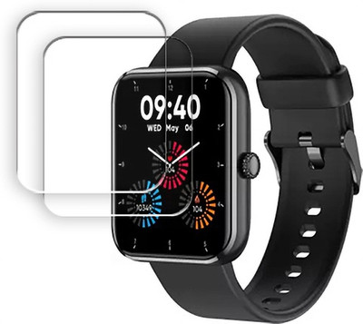 ARBAN Edge To Edge Tempered Glass for DIZO D ULTRA 1.78 inch SMARTWATCH SCREEN GUARD(Pack of 2)