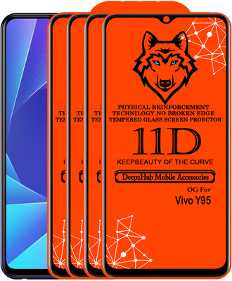 CRodible Edge To Edge Tempered Glass for Vivo Y95(Pack of 4)