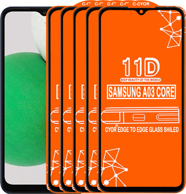 CYOR Edge To Edge Tempered Glass for REALME 6I(Pack of 5)
