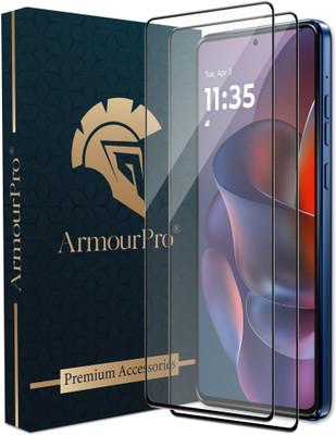 ArmourPro Edge To Edge Tempered Glass for Motorola Edge 60 Stylus, Moto Edge 60 Stylus(Pack of 2)