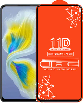 Qyist Edge To Edge Tempered Glass for Tecno Camon 18 Premier(Pack of 1)