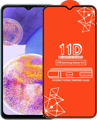 Roxel Edge To Edge Tempered Glass for Samsung Galaxy A23(Pack of 1)
