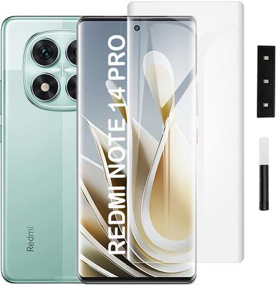 BLACK LOVIES Edge To Edge Tempered Glass for REDMI NOTE 14 PRO, MI REDMI NOTE 14 PRO, NOTE 14 PRO(Pack of 1)