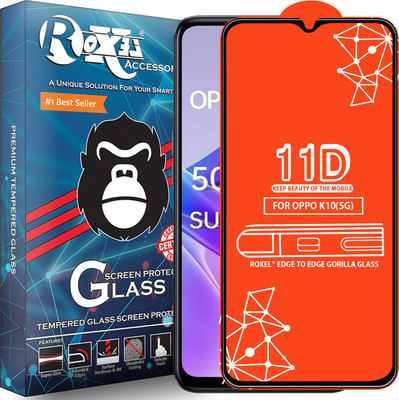 Roxel Edge To Edge Tempered Glass for Oppo K10(5G)(Pack of 1)