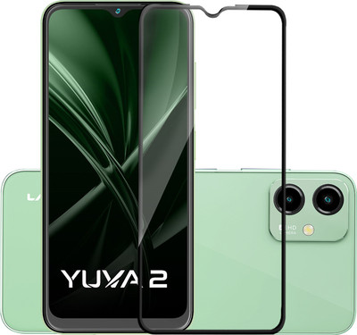 HUPSHY Edge To Edge Tempered Glass for Lava Yuva 2(Pack of 1)