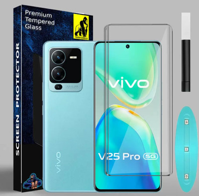 ITIANS Edge To Edge Tempered Glass for VIVO V25 PRO(Pack of 1)