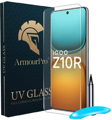 ArmourPro Edge To Edge Tempered Glass for IQOO Z10R 5G, IQOO Z10R, Vivo T4R 5G(Pack of 1)