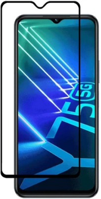 DMJHP Edge To Edge Tempered Glass for vivo Y75 5G(Pack of 1)