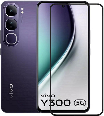 Accessories Kart Edge To Edge Tempered Glass for vivo Y300 5G edge to edge curved 9H 5D tempered glass(Pack of 1)