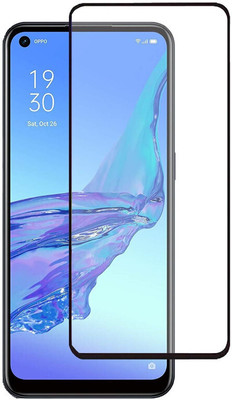 raians Edge To Edge Tempered Glass for Oppo A76(Pack of 2)