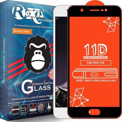Roxel Edge To Edge Tempered Glass for VIVO Y69(Pack of 1)