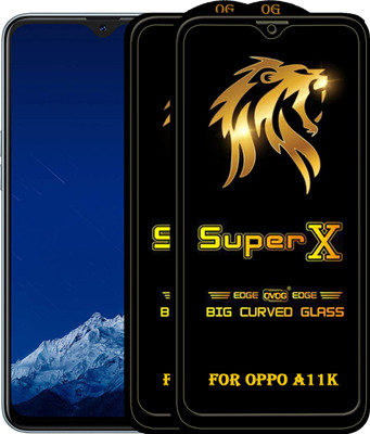 PFOAM Edge To Edge Tempered Glass for OPPO A11K(Pack of 2)