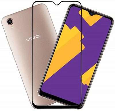 MAHTO Edge To Edge Tempered Glass for VIVO Y91(Pack of 1)
