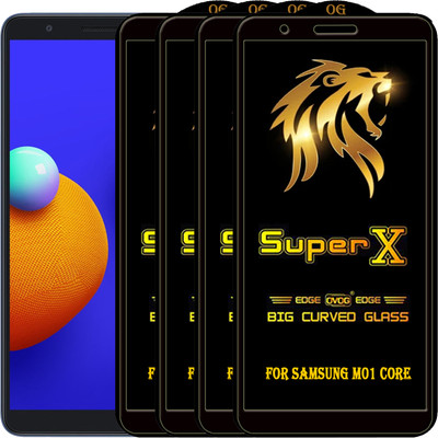 PFOAM Edge To Edge Tempered Glass for SAMSUNG GALAXY M01 CORE(Pack of 4)