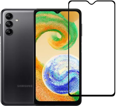INFINITYWORLD Edge To Edge Tempered Glass for Samsung Galaxy A04s(Pack of 1)