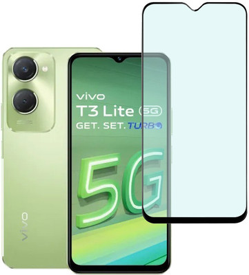KARTRAY Edge To Edge Tempered Glass for Vivo T3 Lite 5G, Matt Glass(Pack of 1)