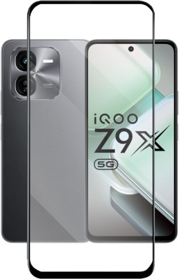 KWINE CASE Edge To Edge Tempered Glass for iQOO Z9x(Pack of 1)