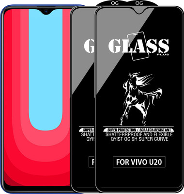Qyist Edge To Edge Tempered Glass for VIVO U20(Pack of 2)