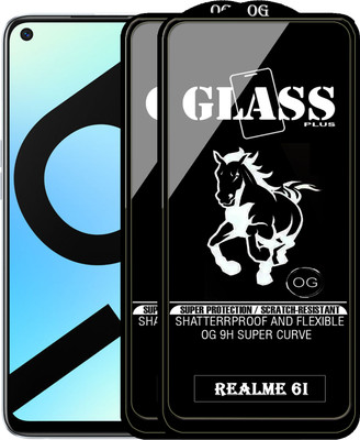 Rofix star Edge To Edge Tempered Glass for REALME 6I(Pack of 2)