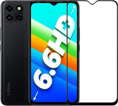 DSCASE Edge To Edge Tempered Glass for Infinix Smart 6 HD(Pack of 1)