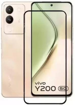 VDAT Edge To Edge Tempered Glass for vivo Y200 5G, vivo Y200(Pack of 1)