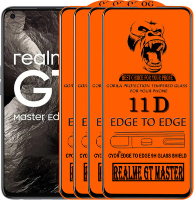 CYOR Edge To Edge Tempered Glass for REALME GT MASTER(Pack of 4)