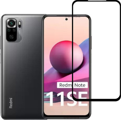DSCASE Edge To Edge Tempered Glass for REDMI Note 11 SE, xiaomi Note 11 SE, MI Note 11 SE(Pack of 1)