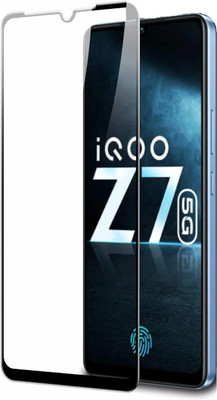 mobinix Edge To Edge Tempered Glass for iQOO Z7 5G, iQOO Z7s 5G, Vivo T2 5G, Vivo Y100 5G, Vivo Y100A 5G, 2.5D Curved Edge Premium Tempered Glass for Ultimate Protection(Pack of 1)