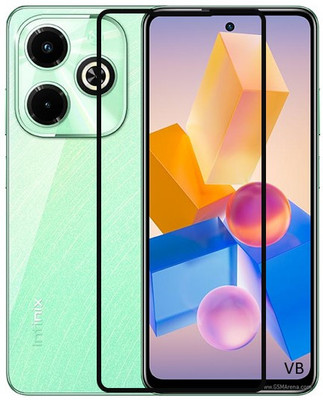 VISHZONE Edge To Edge Tempered Glass for Infinix HOT 40i(Pack of 1)