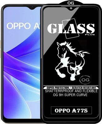 PFOAM Edge To Edge Tempered Glass for OPPO A77S(Pack of 1)