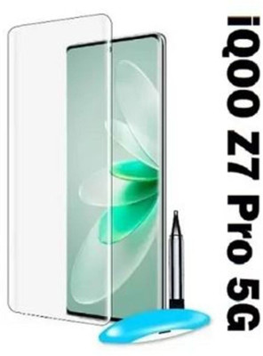 Techforce Edge To Edge Tempered Glass for IQOO Z7 Pro 5G(Pack of 1)