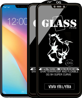 PFOAM Edge To Edge Tempered Glass for Vivo Y81(Pack of 2)
