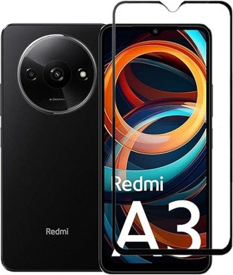 Hyper Edge To Edge Tempered Glass for REDMI A3(Pack of 1)